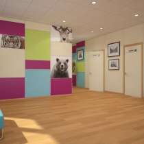 Акустические стеновые панели с акриловым покрытием и перфора, в Екатеринбурге