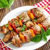 Вкусный шашлык, люля кебаб, овощи, в г.Алматы