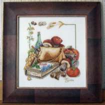 Картина «Дары лета»,ручная работа, вышивка, в г.Минск