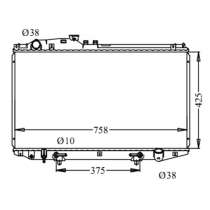 Радиатор охлаждения двигателя LS TO-0278-26, в Артеме