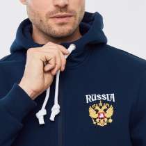 ТЕПЛЫЙ СПОРТИВНЫЙ КОСТЮМ МУЖСКОЙ, 12SKM-1028 (ТЕМНО-СИНИЙ), в Москве