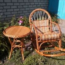 Плетёная мебель, кресло-качалка, в г.Петропавловск