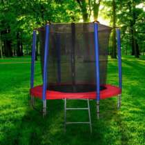 Батут с защитной сеткой Happy Hop, в Москве