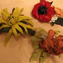 Броши из нат кожи, На заказ и то что есть, в Ижевске