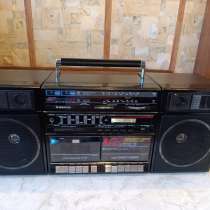 Магнитола, магнитофон Sanyo C-40 блестит, в Москве