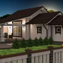 Банный дом из бруса Пломбир-52, в Москве