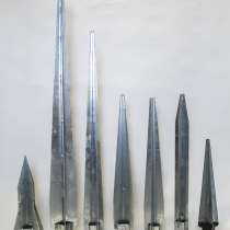 Забивные опоры разных размеров, в Москве