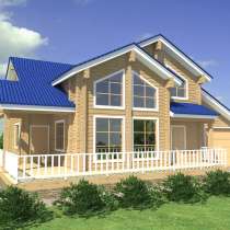 Строительство деревянного дома из бруса РАНЧО от МОГУТА, в Нижнем Новгороде