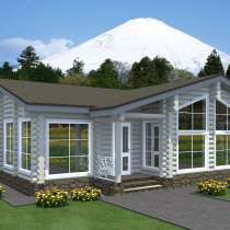 Дом из бревна ГОСТИНЫЙ ДВОР от компании МОГУТА, в Нижнем Новгороде